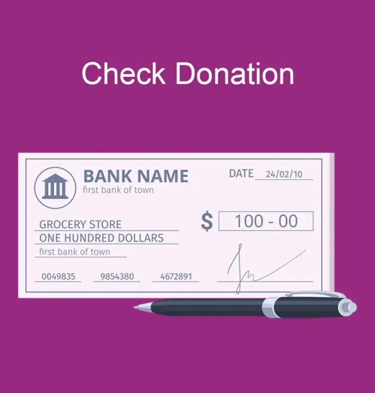Check Donation