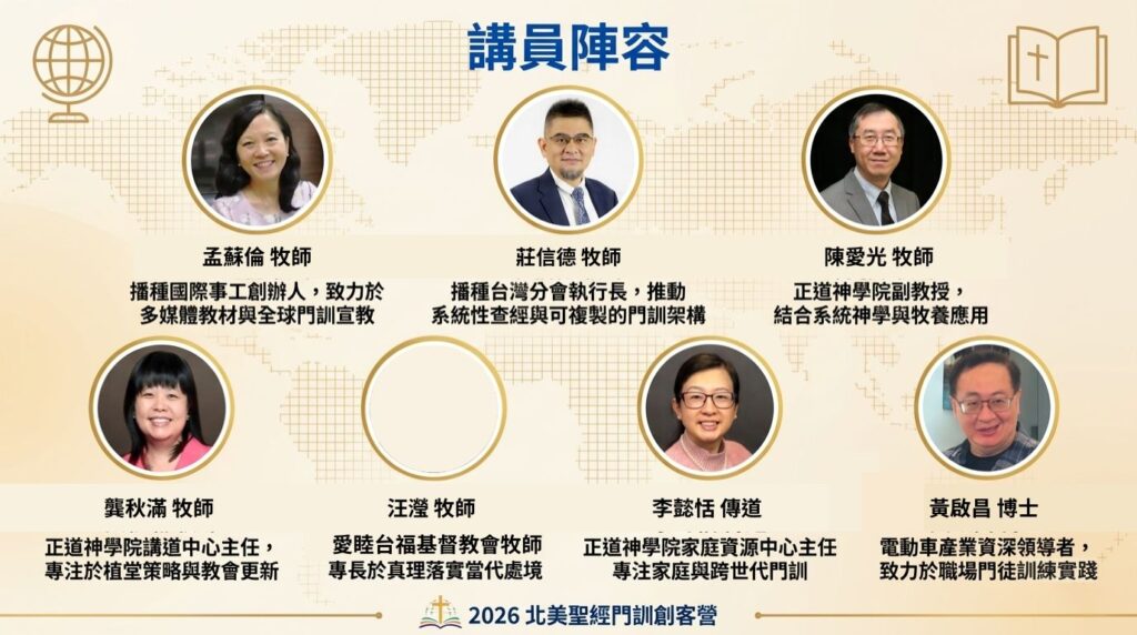 北美聖經門訓創客營 (2)